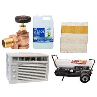 HEATERS AIR CONDITIONERS AND SUPPLIES