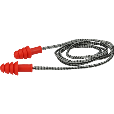 EAR PLUGS CORDED REUSABLE TPR