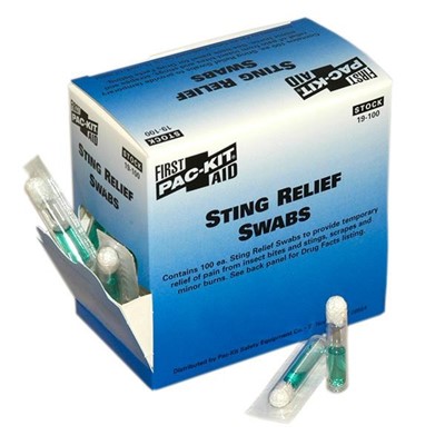 0) STING RELIEF SWABS (100/BX)