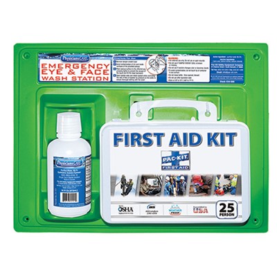 CONTRACTOR'S FIRST AID KIT & EYE WASH S