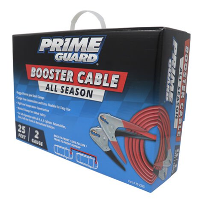 BOOSTER CABLE 2 GA 25' PARROT
