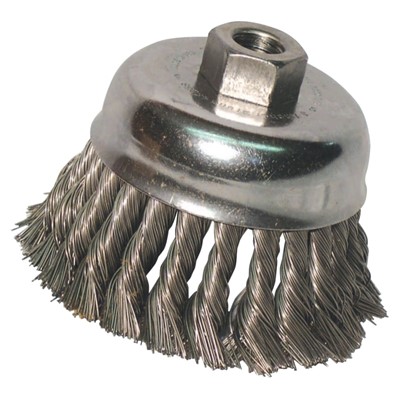 21698 WIRE CUP BRUSH 6IN 5/8-11 .014