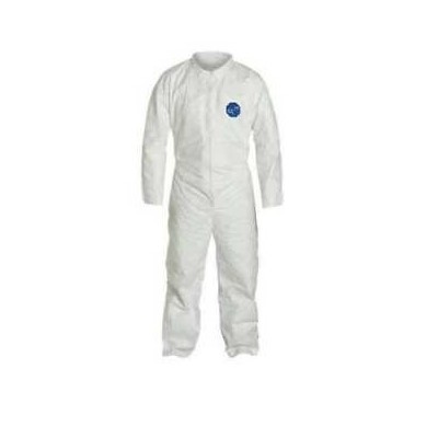DISPOSABLE TYVEK WHITE COVERALL SUIT