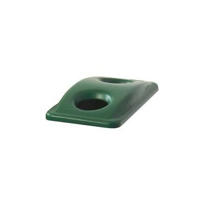 0) SLIM JIM WASTE CONTAINER LID GREEN