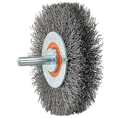 0) 2 MOUNTED WIRE BRUSH
