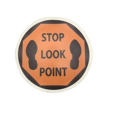 SIGN STOP LOOK POINT