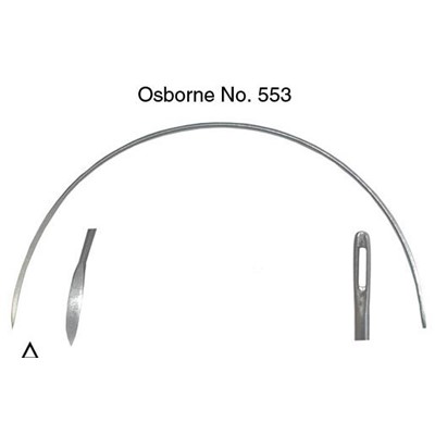 553 5 CURVED TRIANGULAR POINT NEEDLE