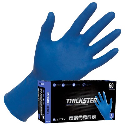 THICKSTER EXAM GLOVE 14 MIL LARGE