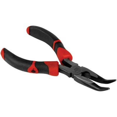 0) 6 CURVED LONG NOSE PLIERS